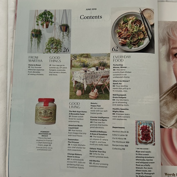 June 2019 Issue Martha Stewart Living - Sweet Summer - Picture 3 of 15